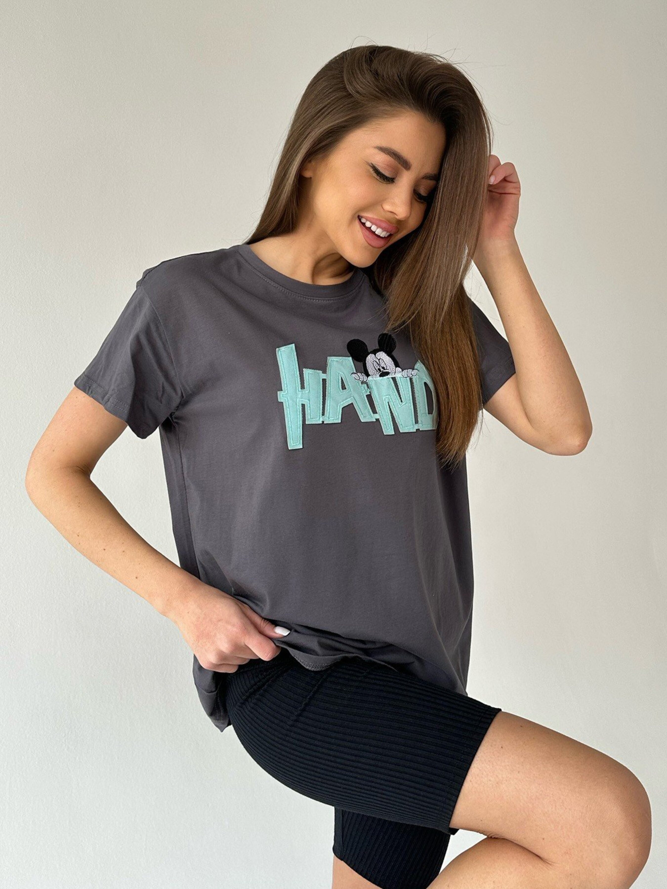 Футболка ISSA Plus модель WN20-459_darkgray Футболка ISSA Plus модель WN20-459_darkgray Фото