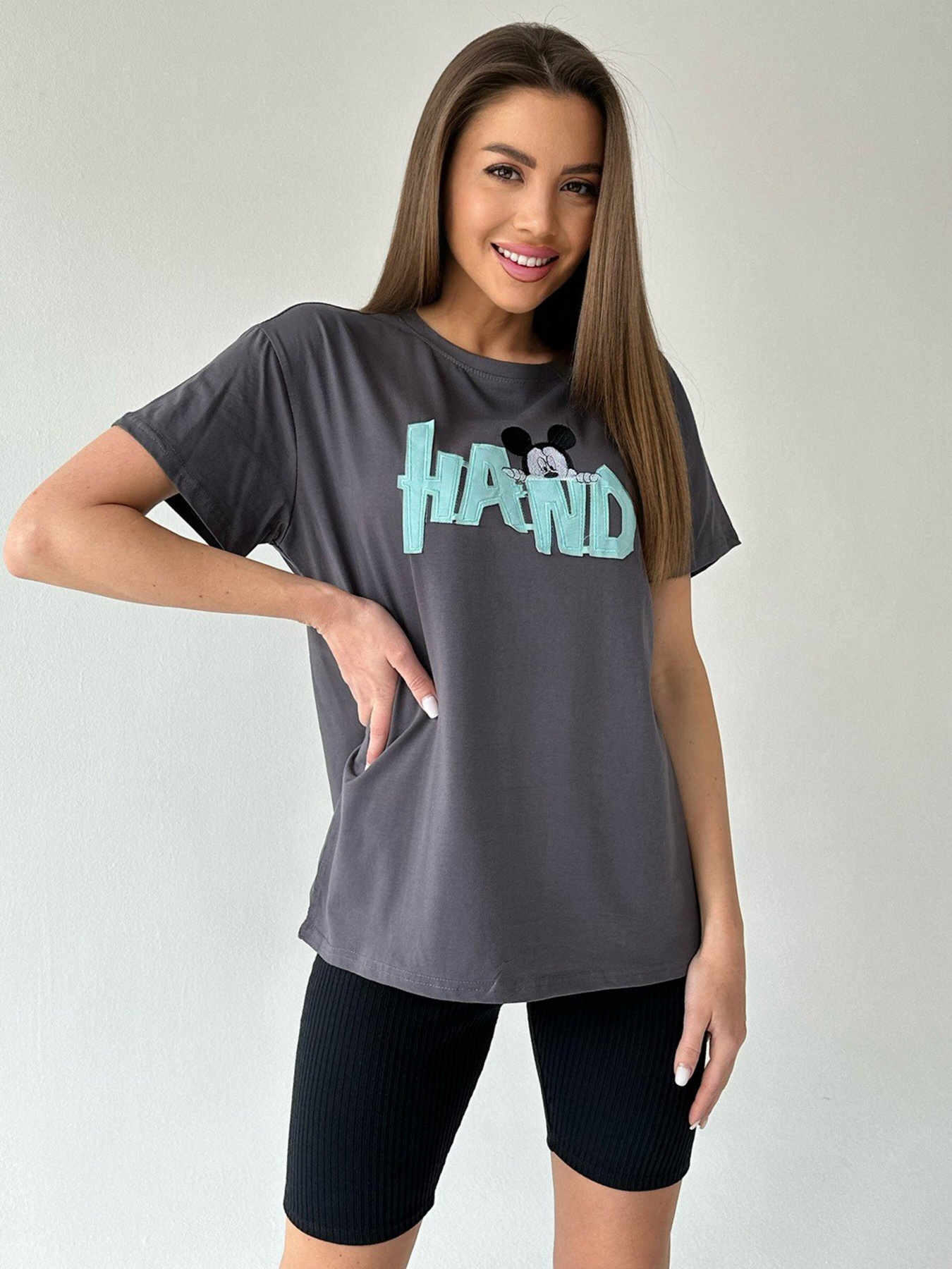 Футболка ISSA Plus модель WN20-459_darkgray Футболка ISSA Plus модель WN20-459_darkgray Фото