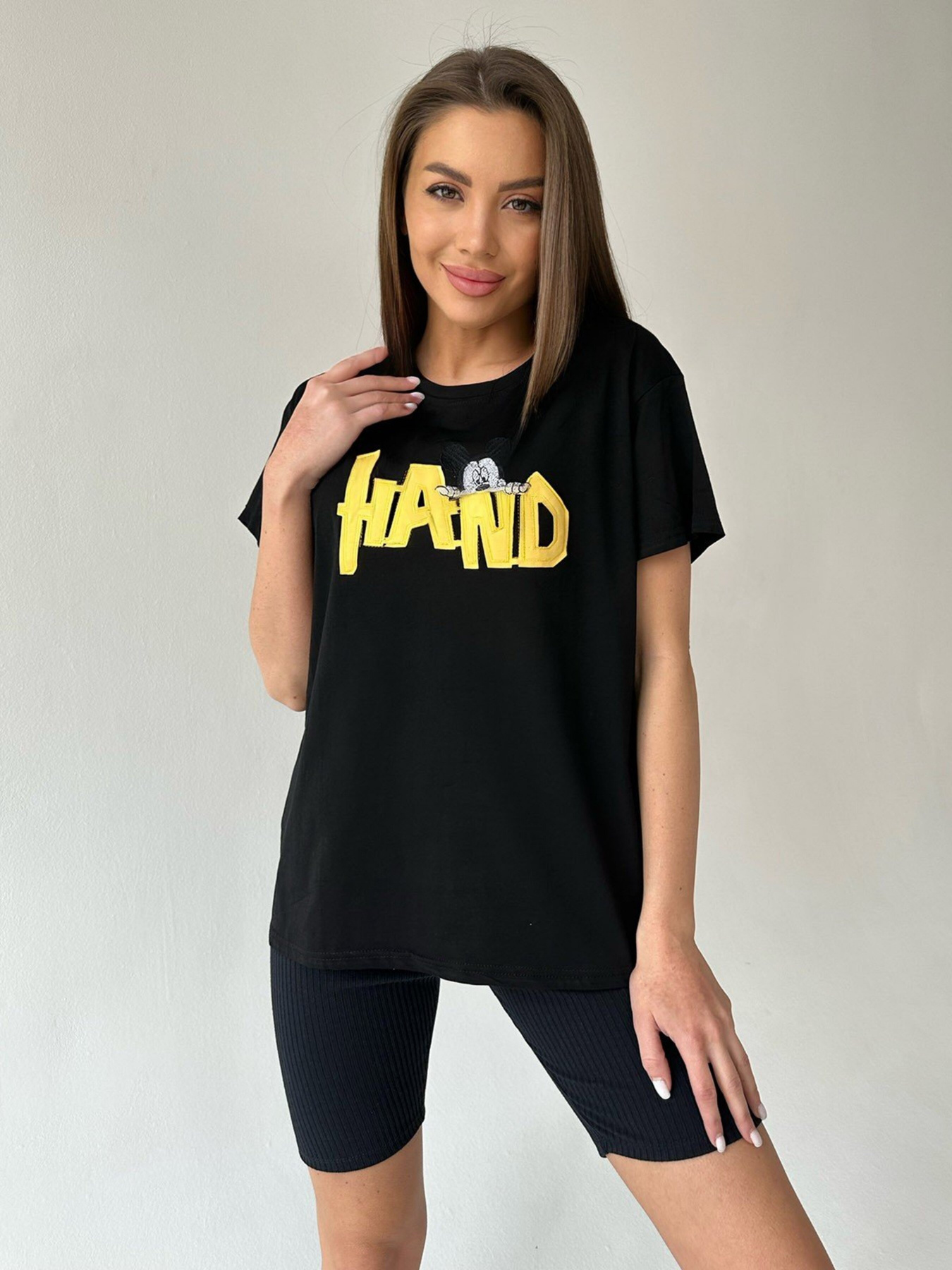 Футболка ISSA Plus модель WN20-459_black Фото