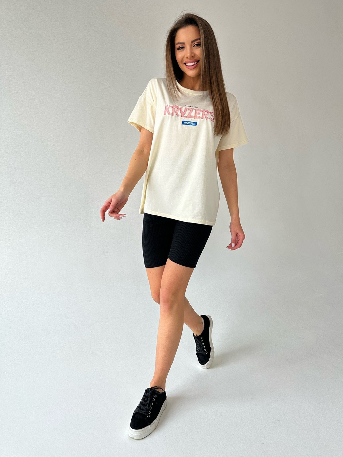 Футболка ISSA Plus модель WN20-460_beige Фото