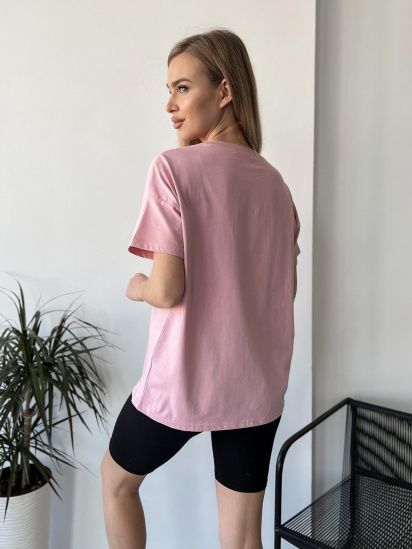Футболка ISSA Plus модель WN20-460_pink — фото - INTERTOP