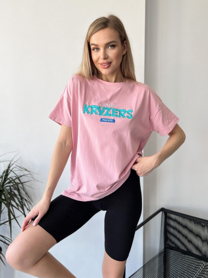 Футболка ISSA Plus модель WN20-460_pink - фото