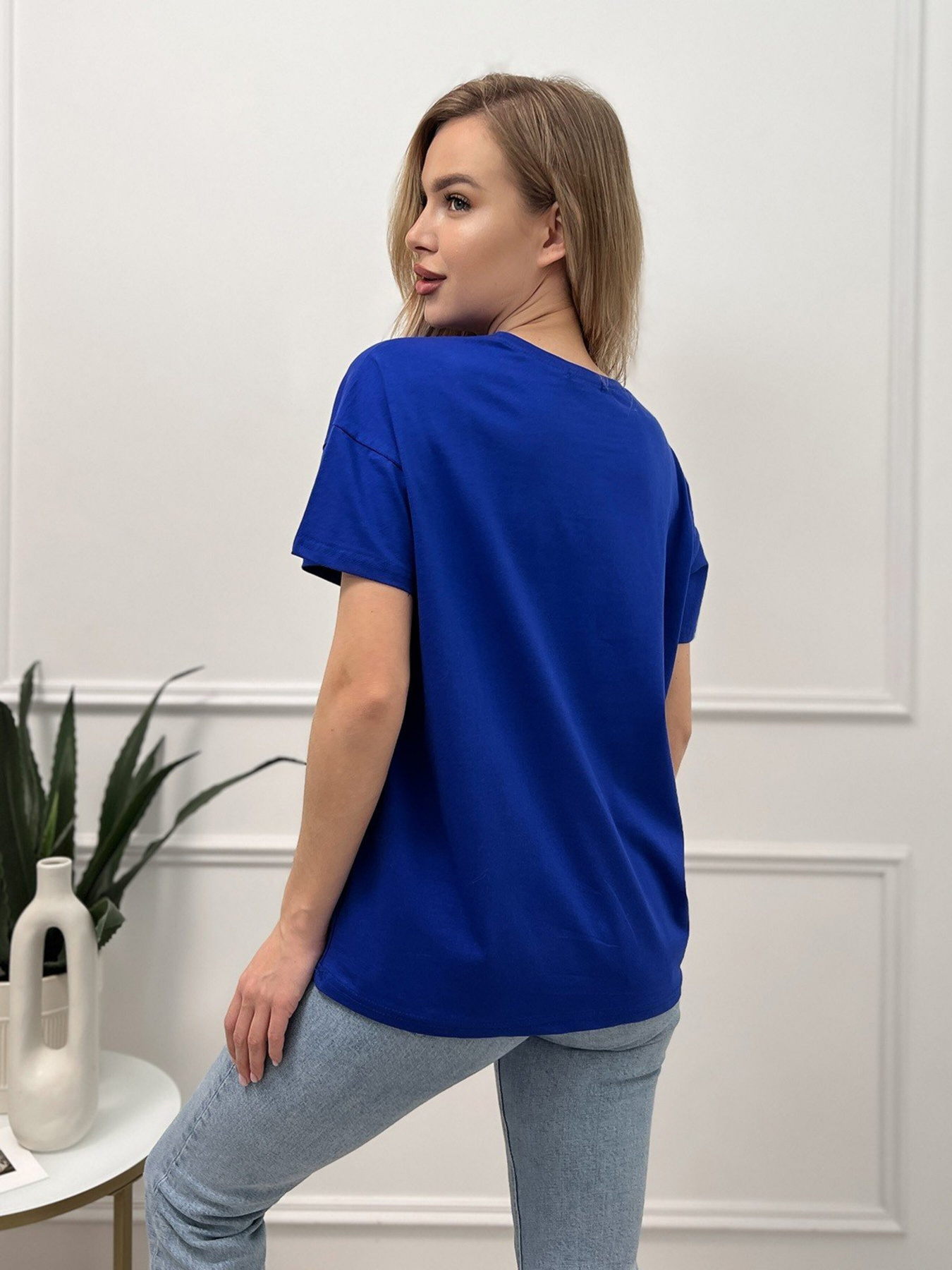 Футболка ISSA Plus модель WN20-460_blue Фото