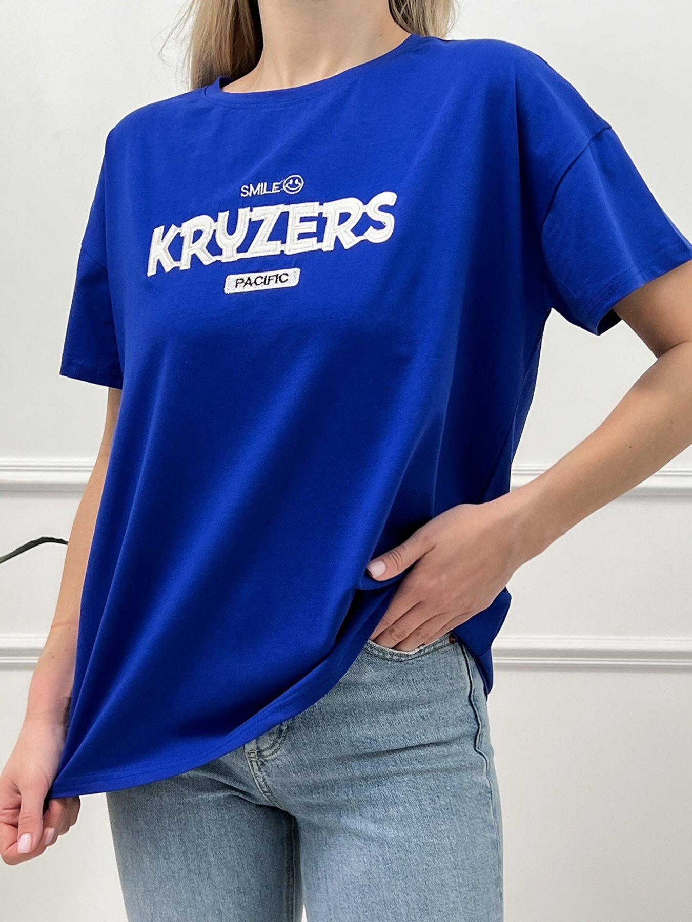 Футболка ISSA Plus модель WN20-460_blue Фото