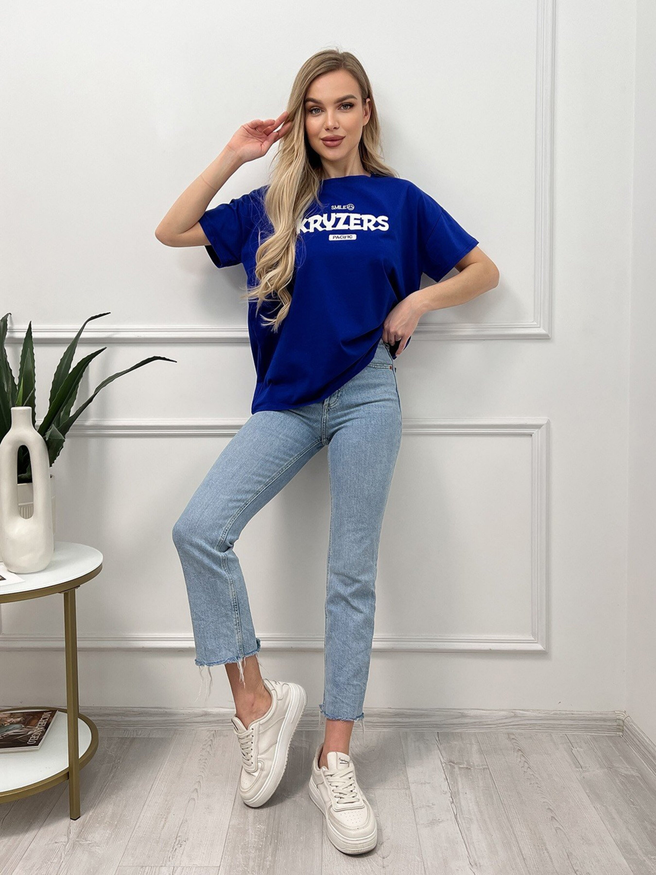 Футболка ISSA Plus модель WN20-460_blue Фото