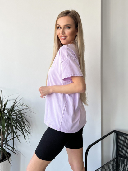 Футболка ISSA Plus модель WN20-460_lilac — фото - INTERTOP