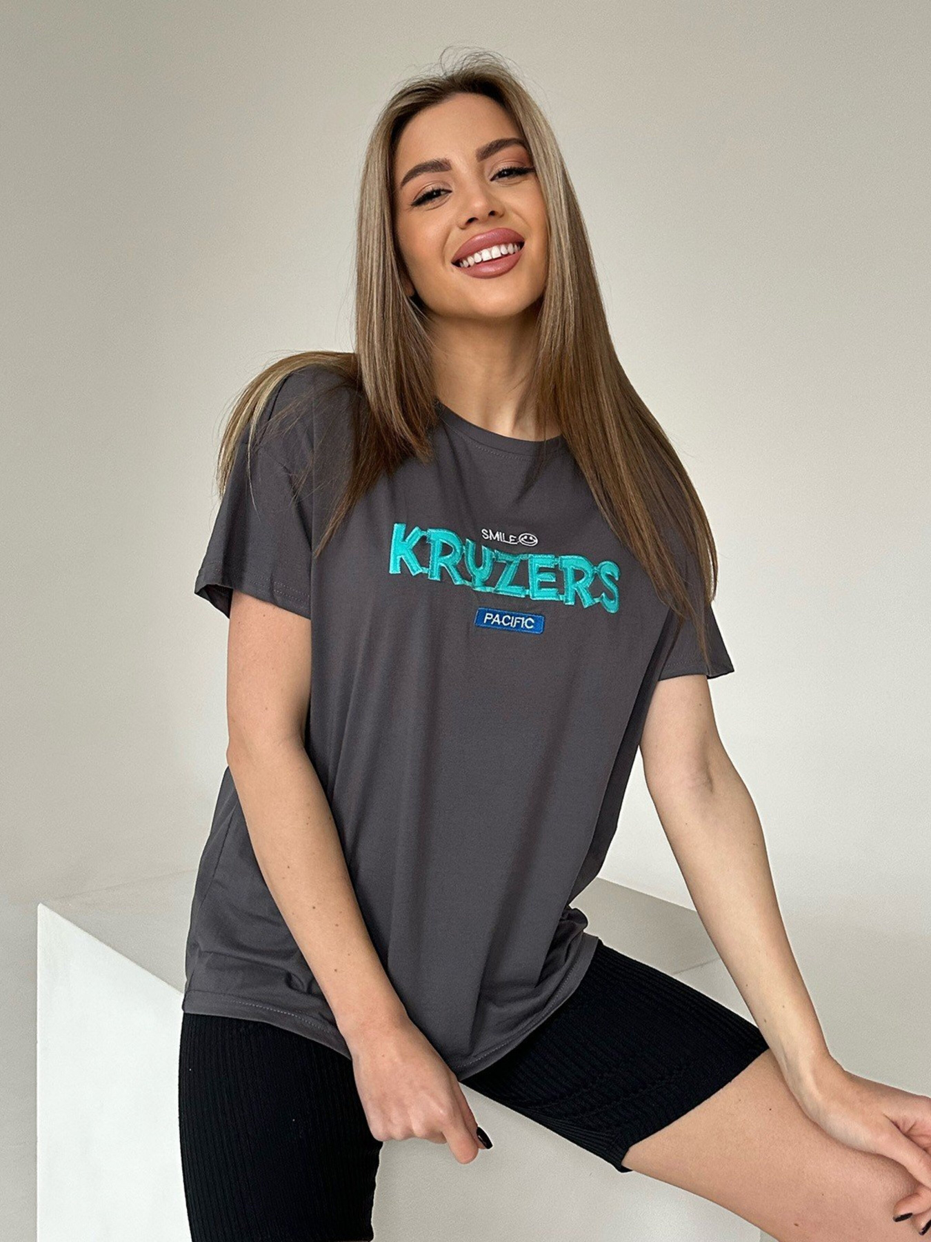 Футболка ISSA Plus модель WN20-460_darkgray Фото