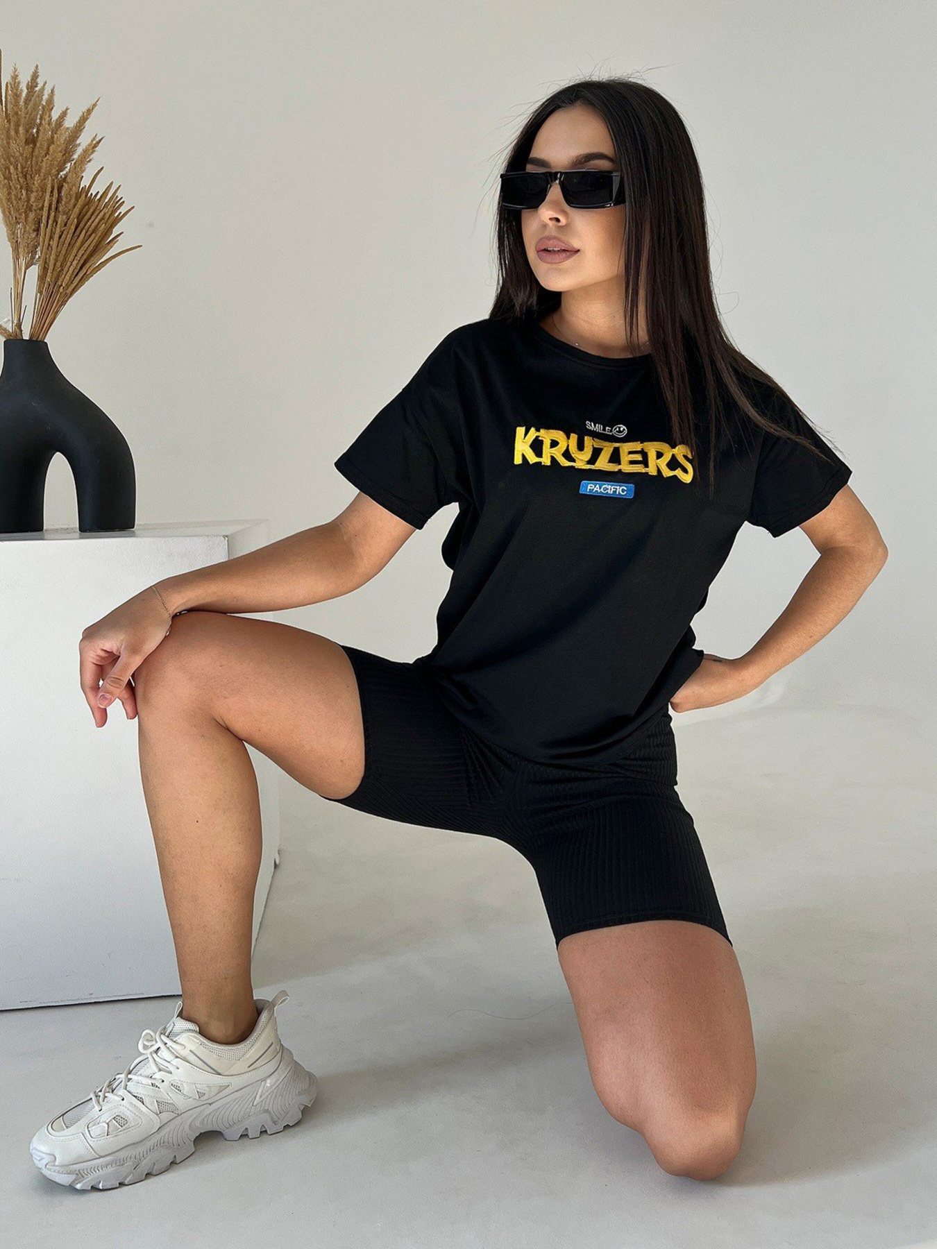 Футболка ISSA Plus модель WN20-460_black Фото