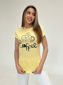 Футболка ISSA Plus модель WN20-480_yellow Футболка ISSA Plus модель WN20-480_yellow Фото