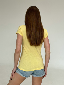Футболка ISSA Plus модель WN20-483_yellow Фото