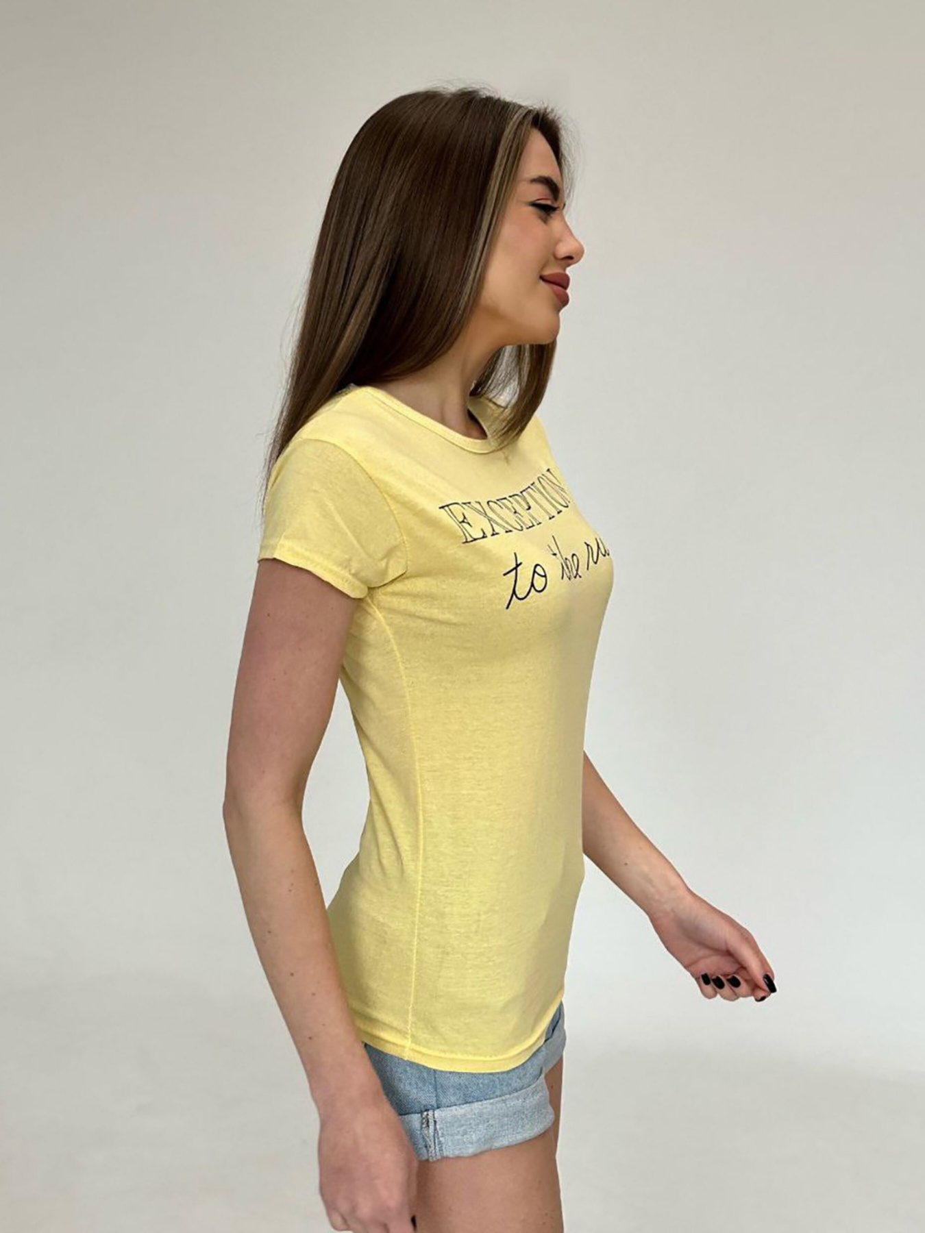 Футболка ISSA Plus модель WN20-483_yellow Футболка ISSA Plus модель WN20-483_yellow Фото