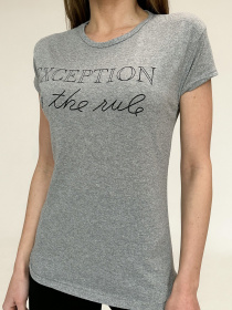 Футболка ISSA Plus модель WN20-483_grey Фото