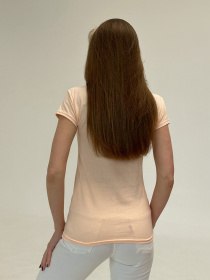 Футболка ISSA Plus модель WN20-484_peach Фото