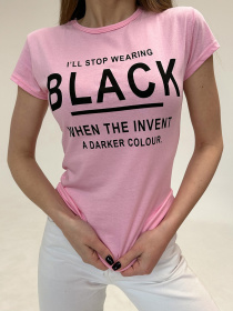 Футболка ISSA Plus модель WN20-484_pink Фото