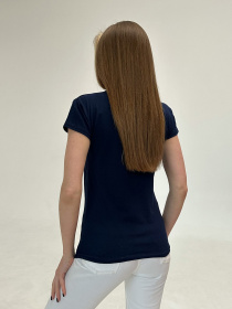 Футболка ISSA Plus модель WN20-484_darkblue Фото