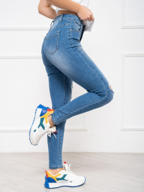 Скинни джинсы ISSA Plus модель WN20-485_blue Фото