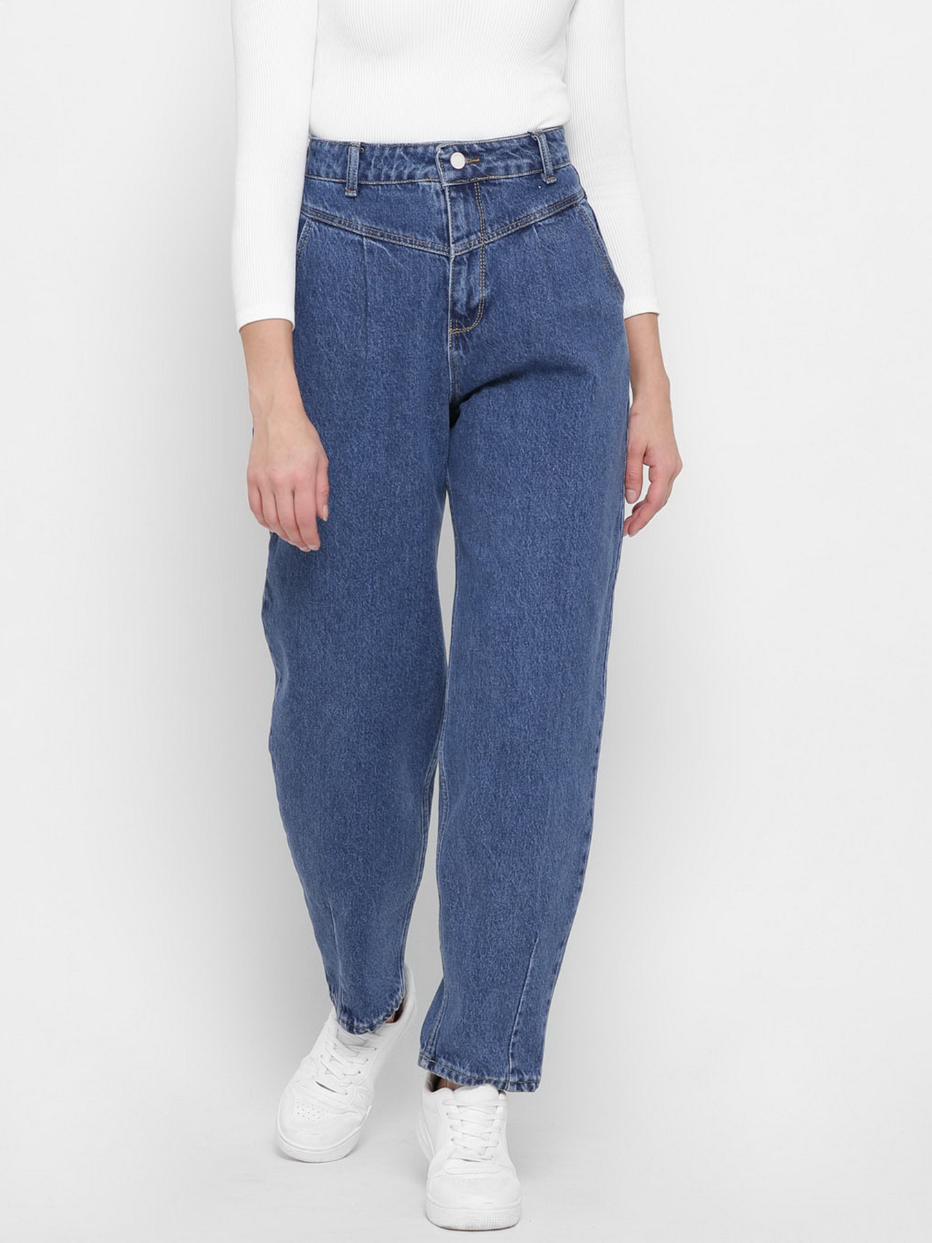 Джинсы мом CARICA модель 318552 Фото