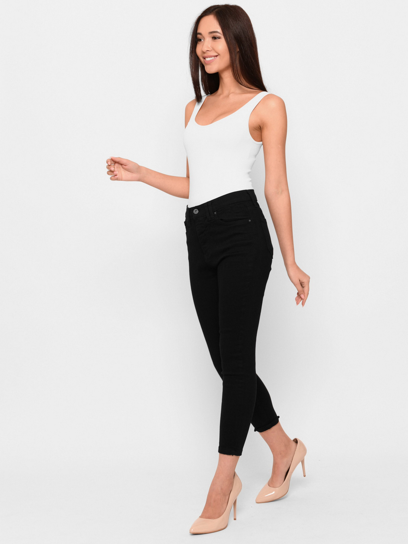 Скинни джинсы CARICA модель 318588 Фото