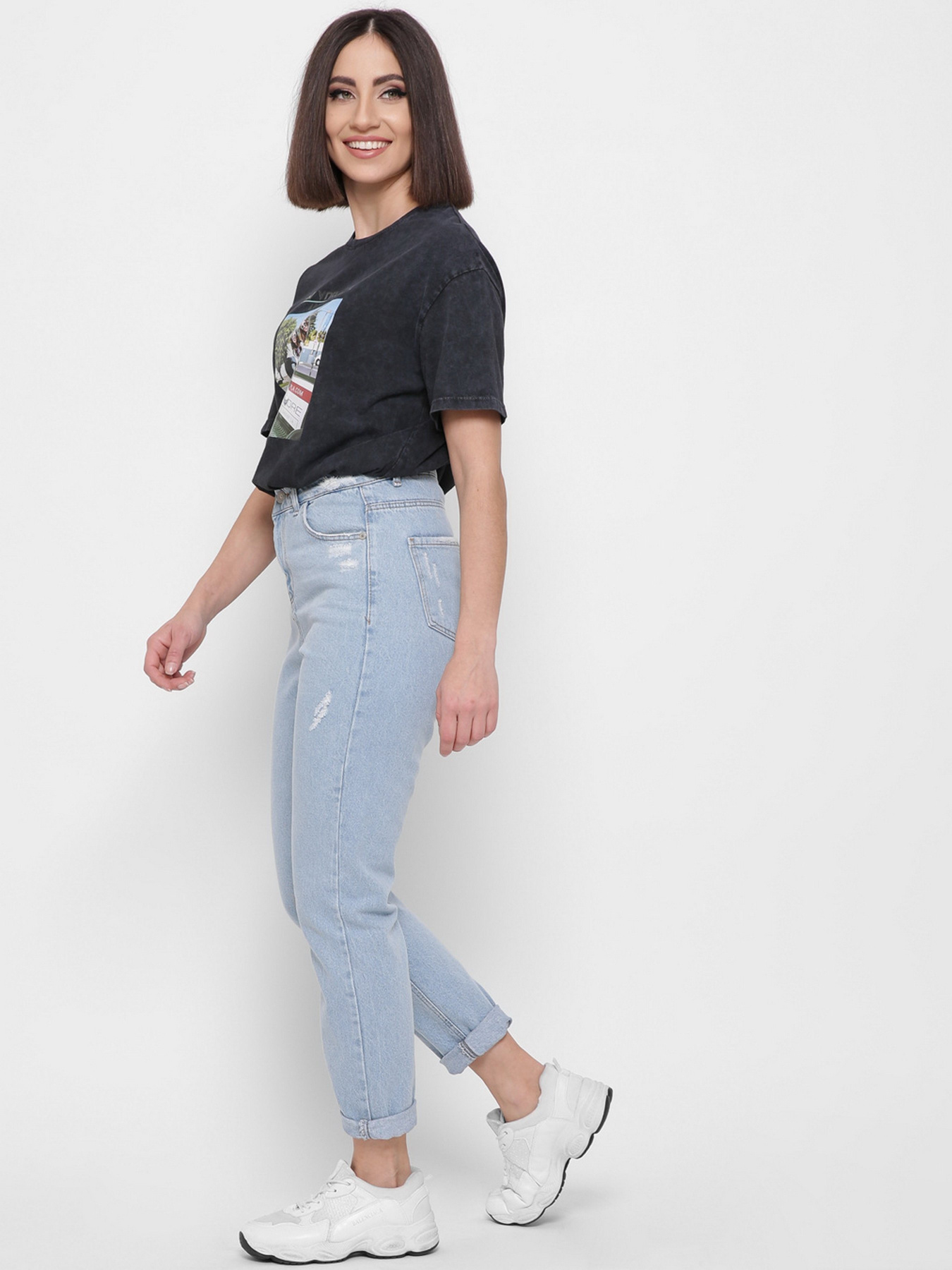 Джинси мом CARICA модель 3184811 Фото