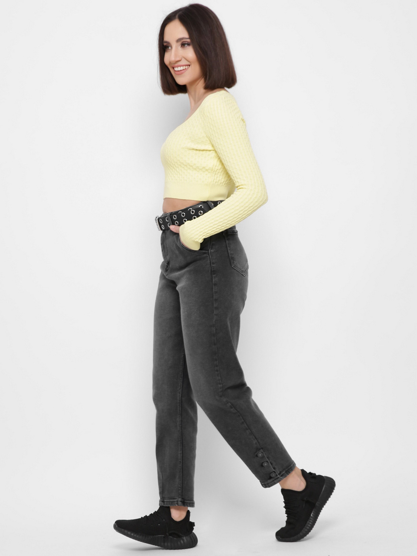 Джинсы мом CARICA модель 318534 Фото