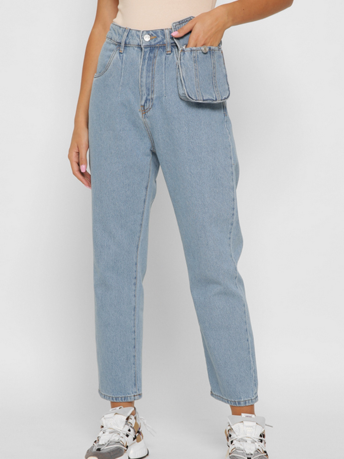 Джинсы мом CARICA модель 3181311 Фото