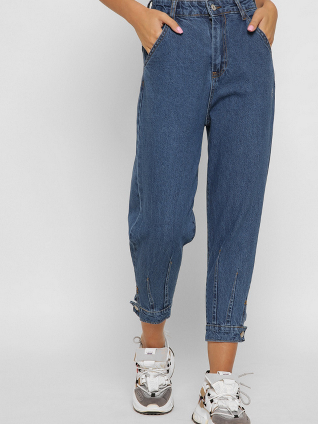 Джинсы мом CARICA модель 318102 Фото