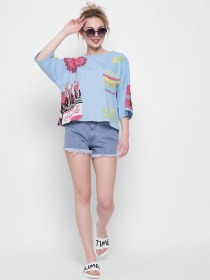 Шорты джинсовые CARICA модель 318452 Фото