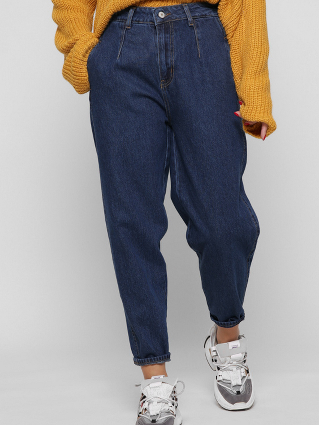 Джинси мом CARICA модель 318192 Фото