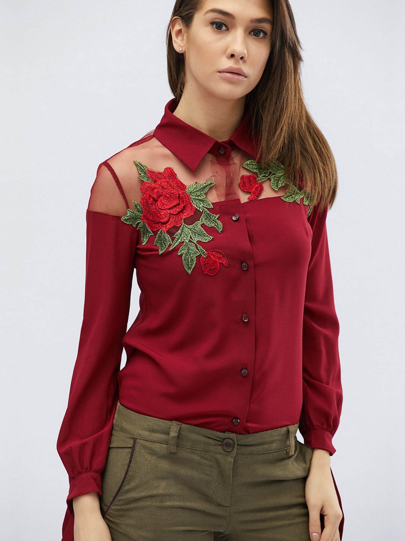 Вышитая рубашка CARICA модель VK761516 Фото