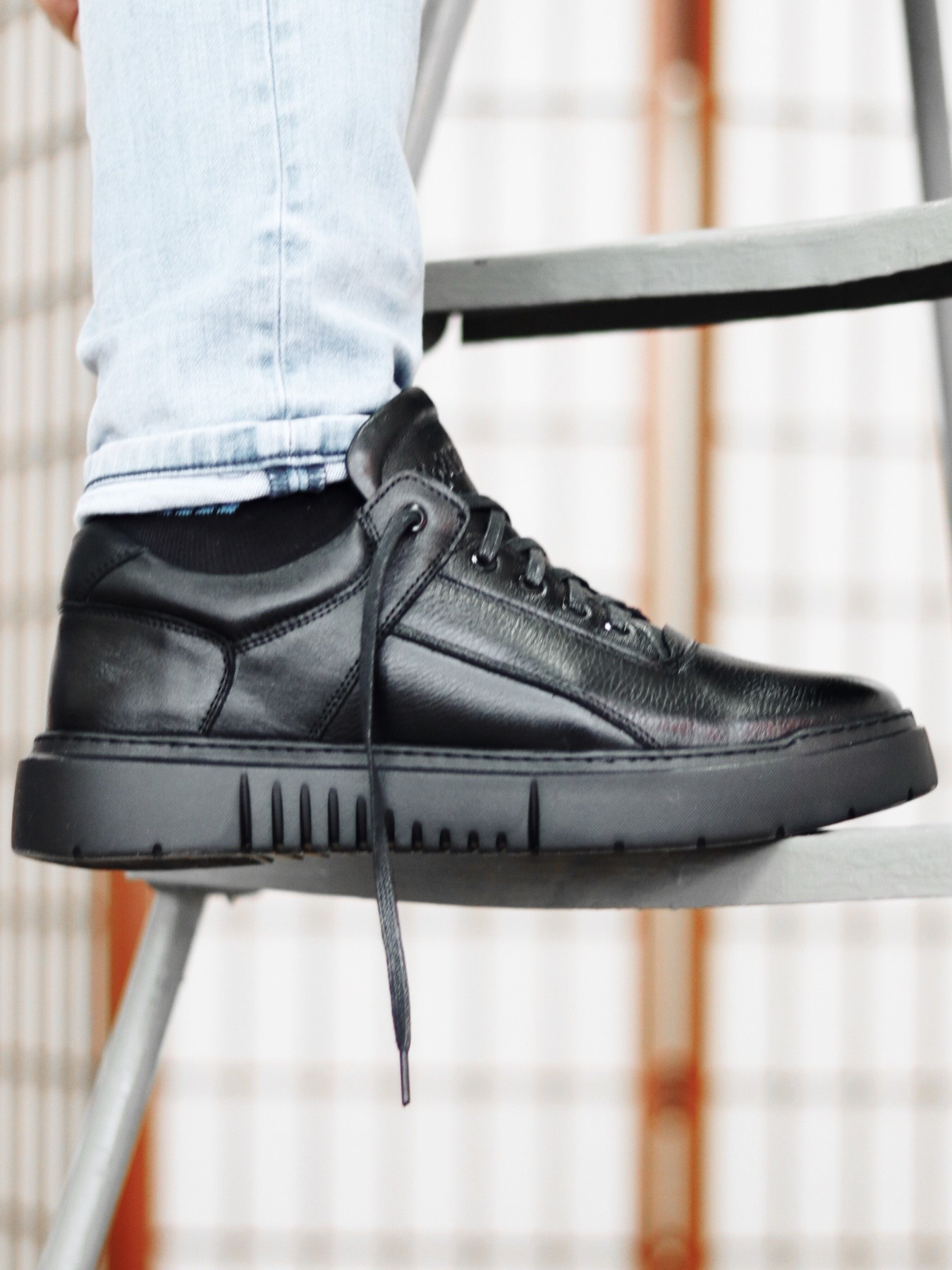 Кеды низкие Legessy модель 030_BLACK_B Фото