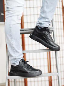 Кеды низкие Legessy модель 030_BLACK_B Фото