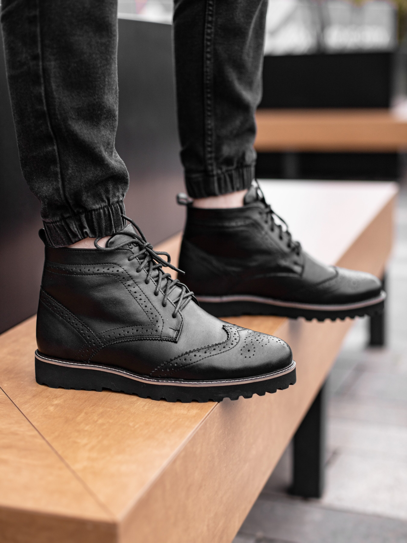 Ботинки Legessy модель CHESTER_BLACK_B Фото