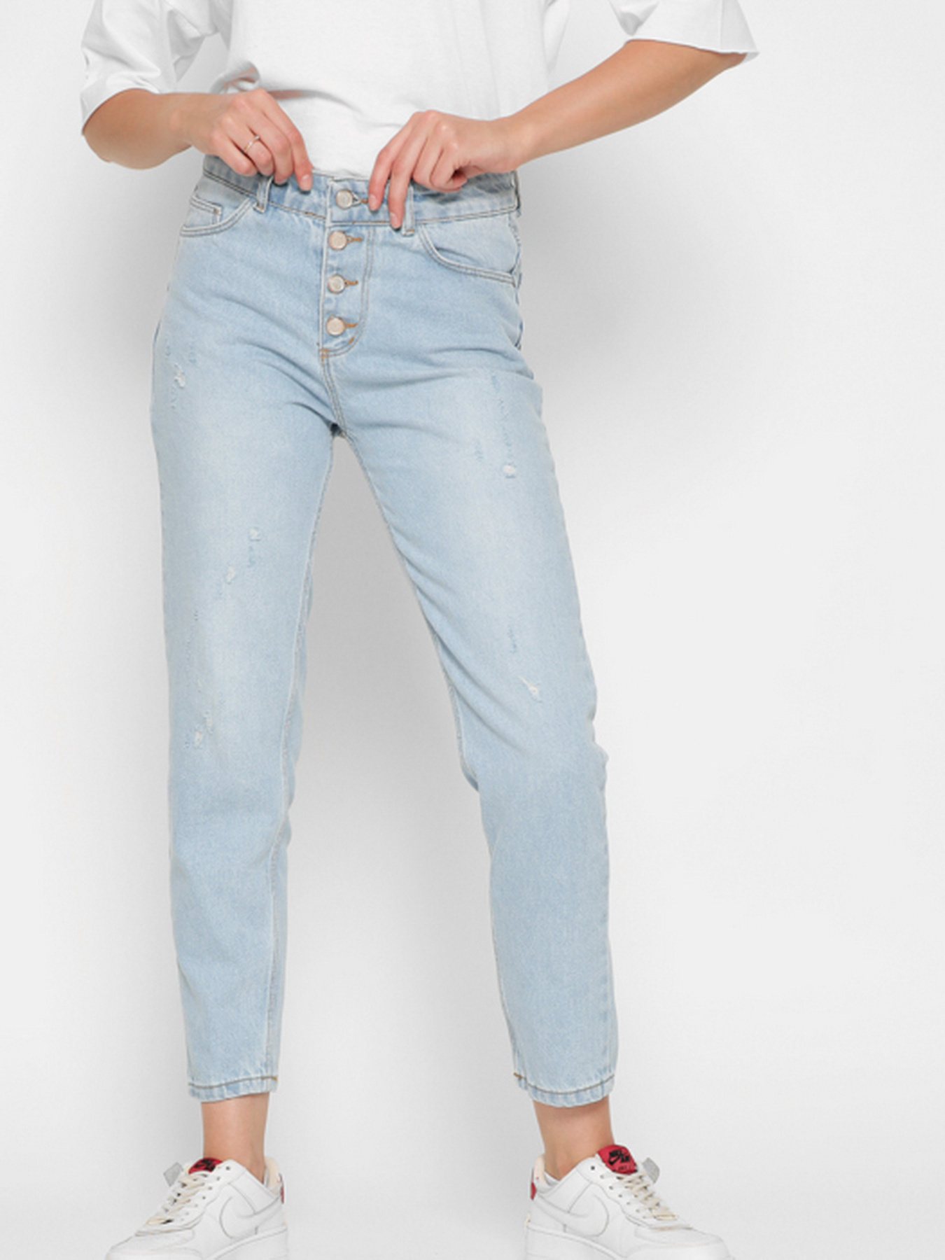 Джинси мом CARICA модель 3201811 Джинси мом CARICA модель 3201811 Фото