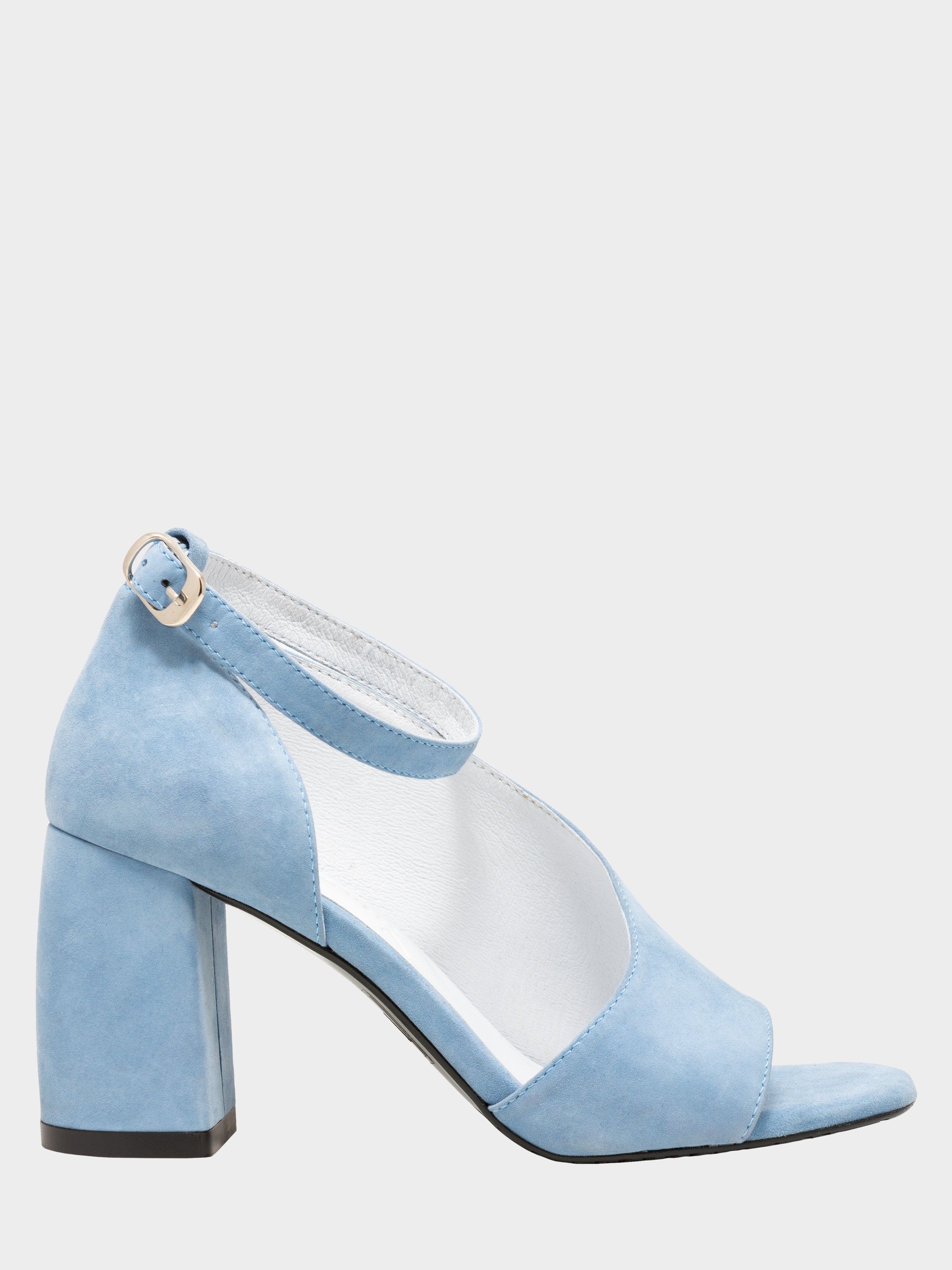 Жіночі Босоніжки Enzo Verratti  (18-9606-2bl) колір блакитний, матеріал замша/нейлон