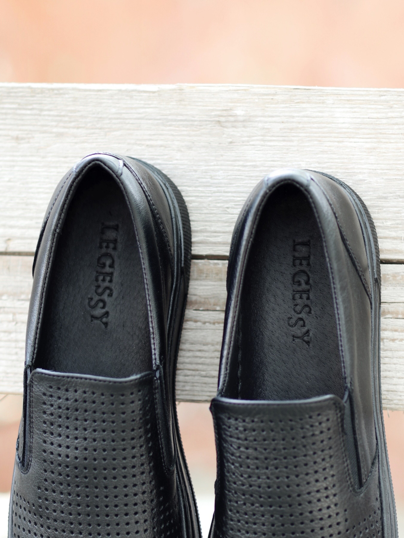 Слипоны Legessy модель CROSBY_BLACK Фото