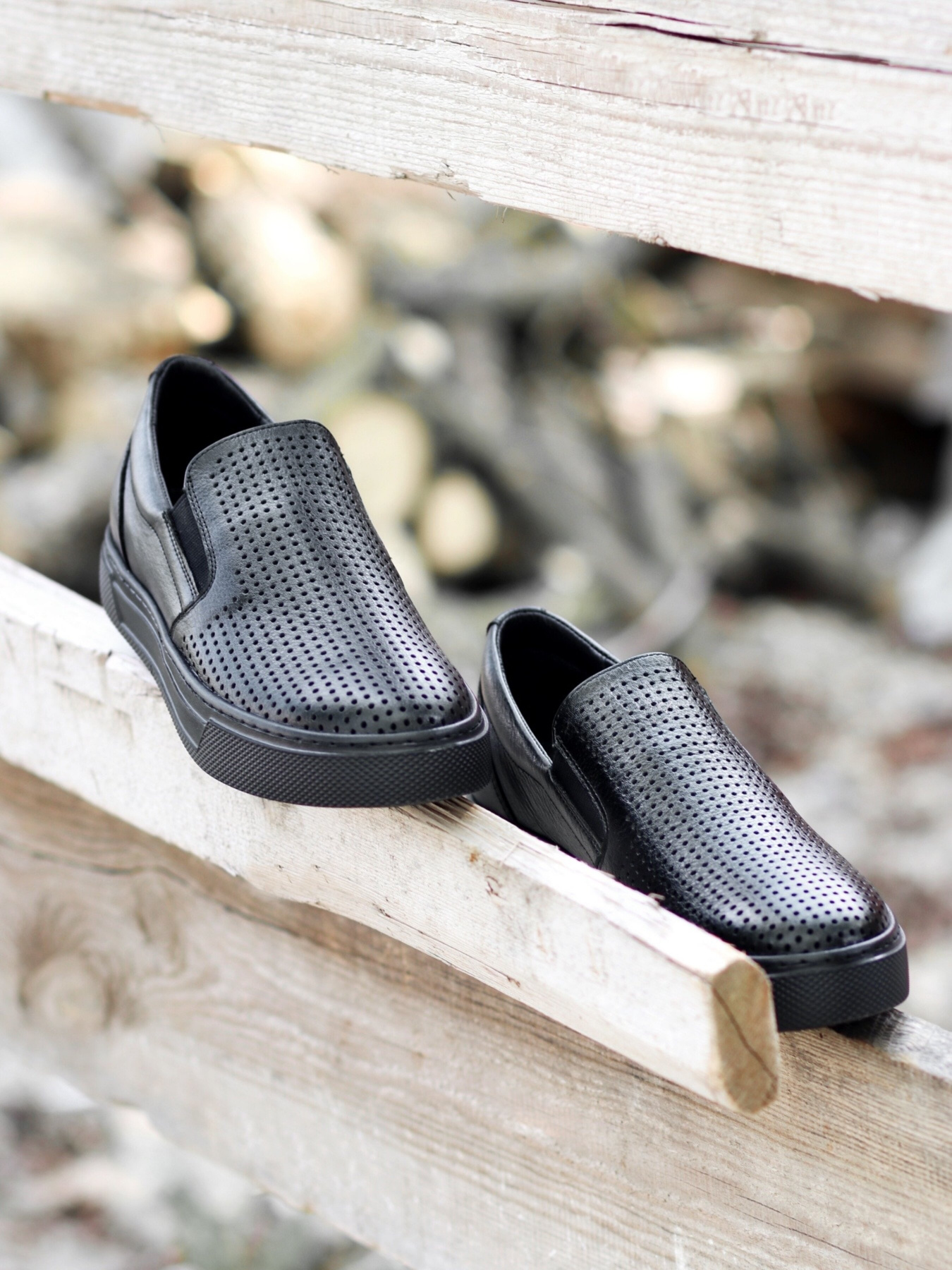 Слипоны Legessy модель CROSBY_BLACK Фото