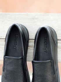 Слипоны Legessy модель CROSBY_BLACK Фото