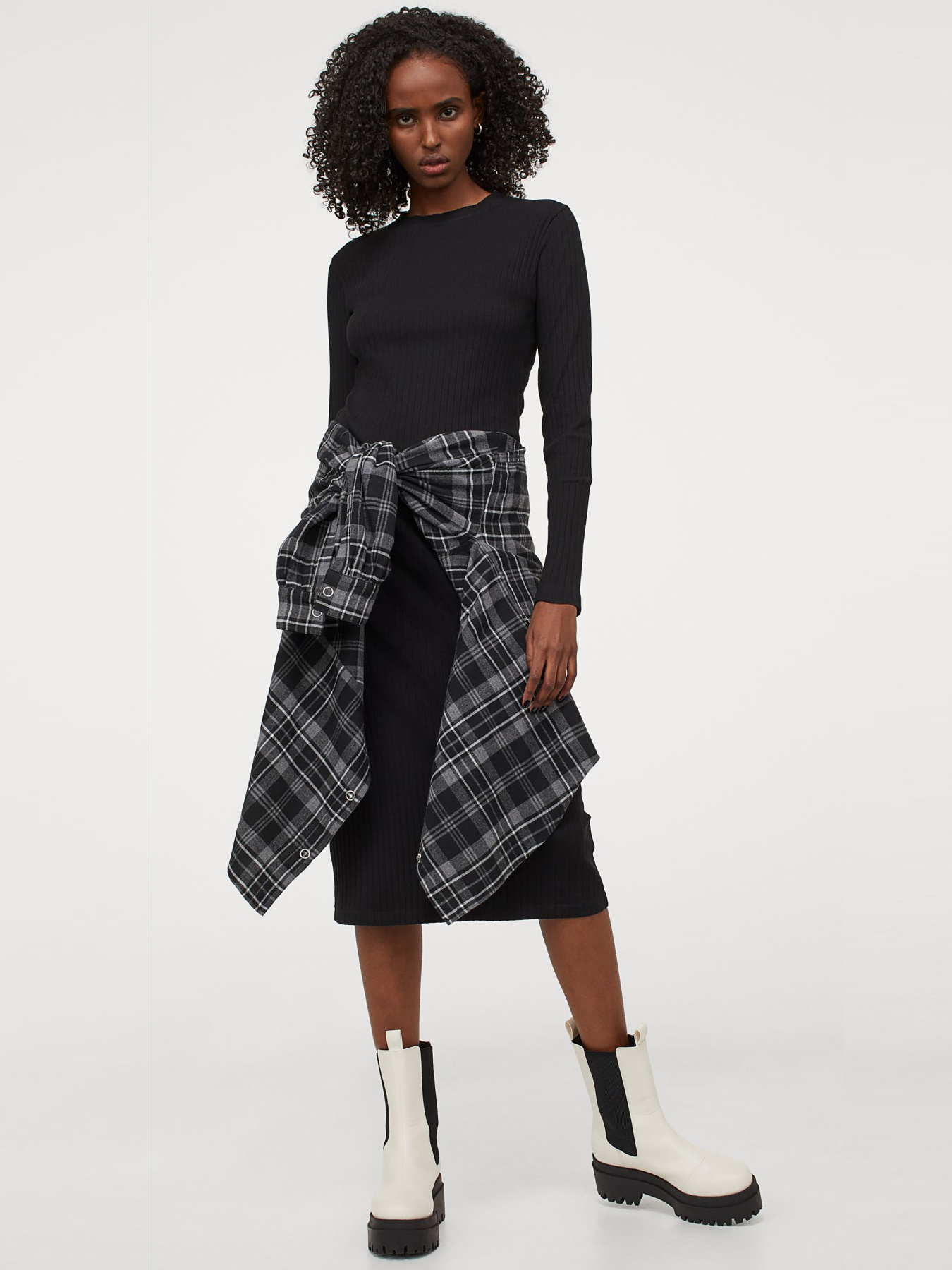 Платье миди H&M модель 53146 Фото