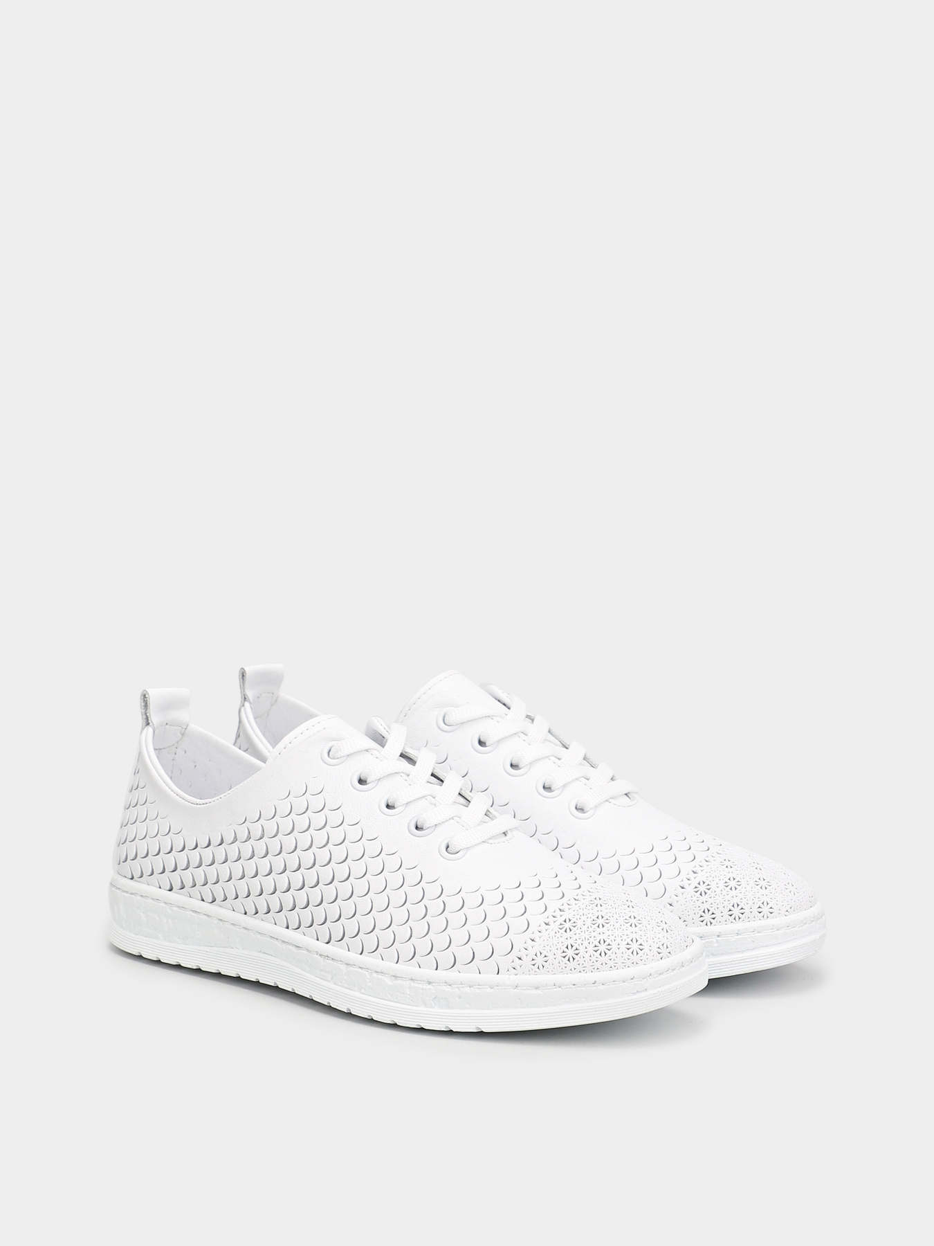 Кеди низькі It-girl модель 208-01-01-01white Фото