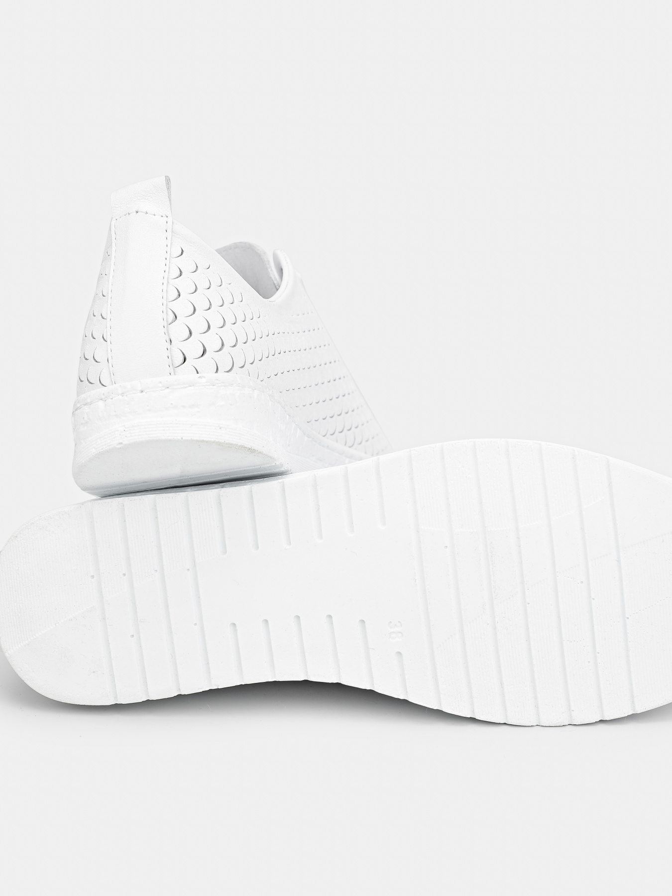 Кеди низькі It-girl модель 208-01-01-01white Фото