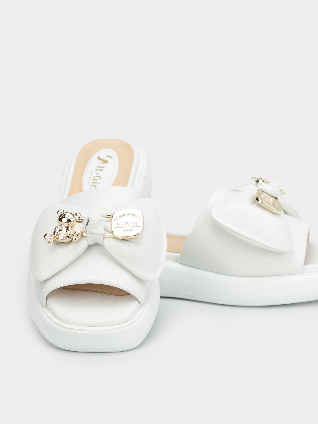 Шлепанцы It-girl модель 2347-158white Фото