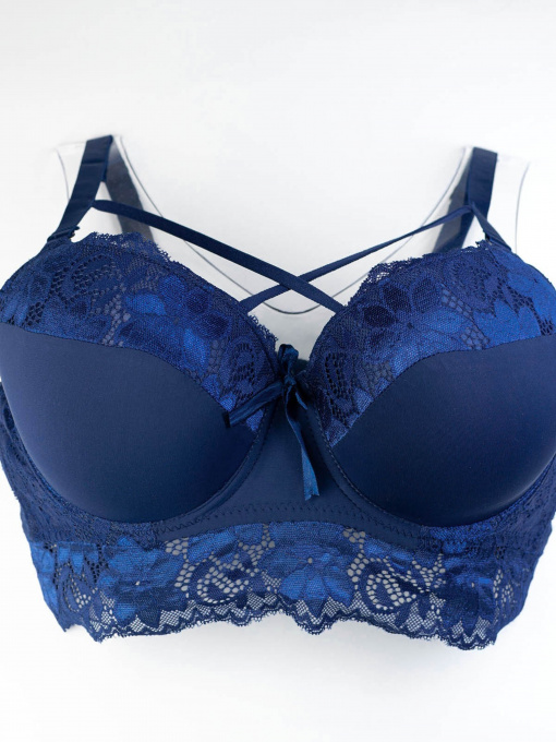 Бюстгальтер ISSA Plus модель BL2-624_darkblue Фото