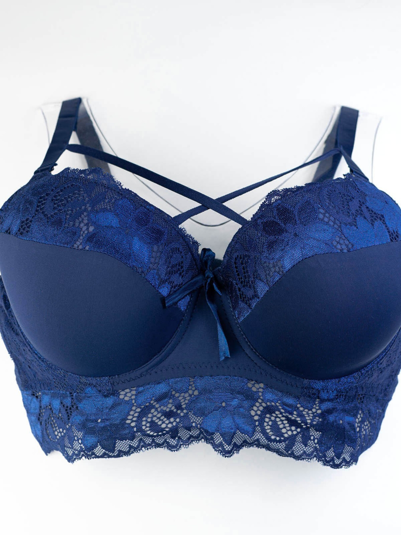 Бюстгальтер ISSA Plus модель BL2-624_darkblue Бюстгальтер ISSA Plus модель BL2-624_darkblue Фото