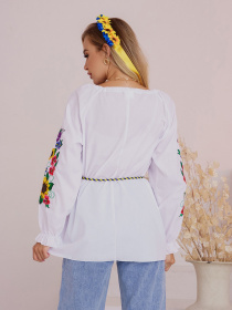 Вишита сорочка ISSA Plus модель WN20-305_белый Фото