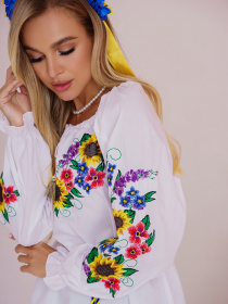 Вишита сорочка ISSA Plus модель WN20-305_белый Фото