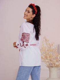 Вишита сорочка ISSA Plus модель WN20-307_white Фото