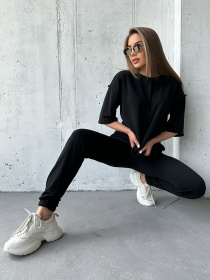 Спортивний костюм ISSA Plus модель 11970_black Фото