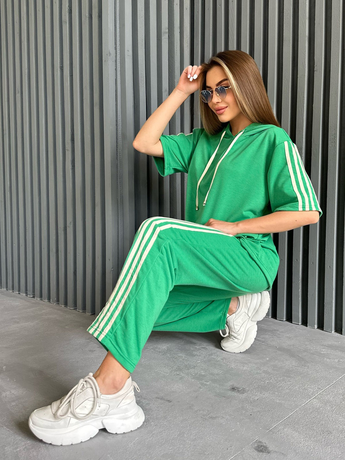 Костюм ISSA Plus модель 13950_green Фото