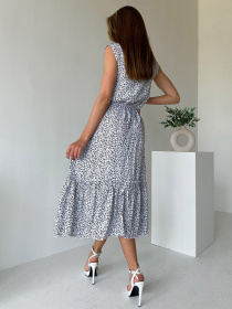 Платье макси ISSA Plus модель 13987_white Фото