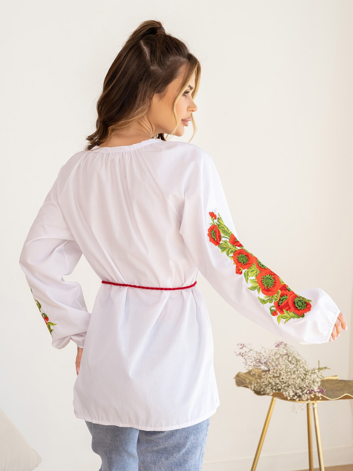 Вишита сорочка ISSA Plus модель WN20-486_white Вишита сорочка ISSA Plus модель WN20-486_white Фото